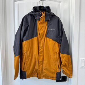 Columbia Omni-Heat Interchange Winter Jacket w Fleece Jacket Mens Size M